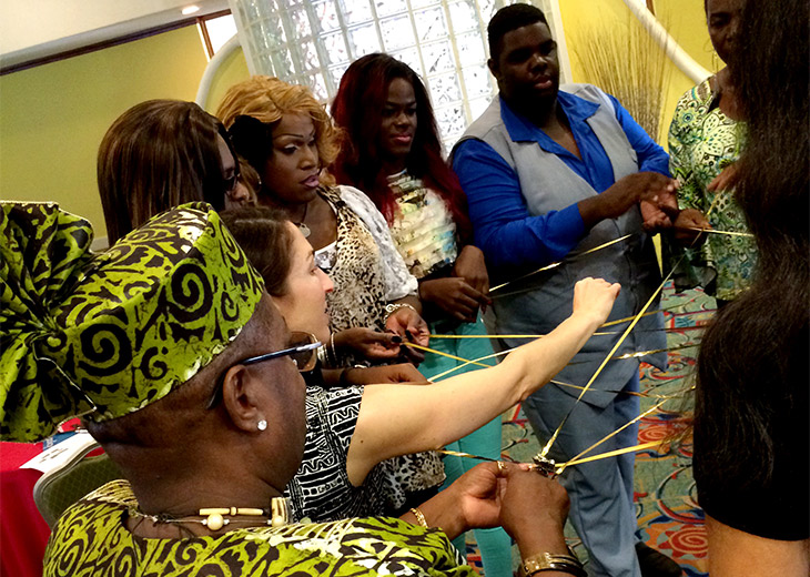 Participants at a HPP Transgender Health Training in Barbados