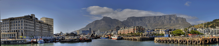 View of downtown Cape Town