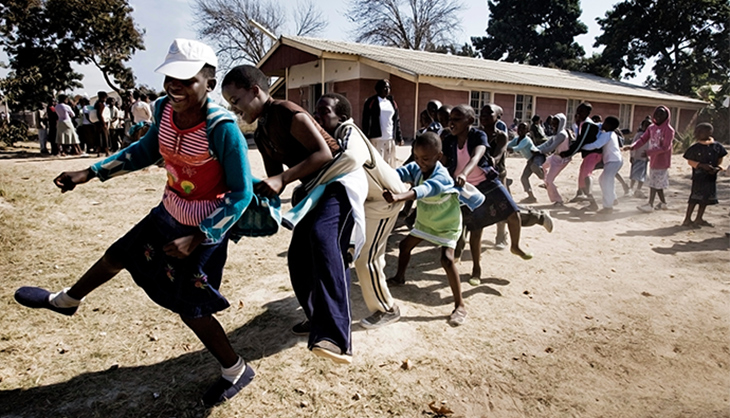 HIV/AIDS child support group in Zimbabwe 