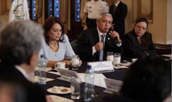 Image of Guatemala's Vice President Roxana Baldetti and President Otto Pérez Molina 