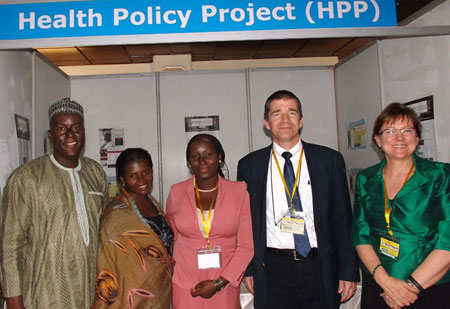 Image of HPP staff participating at the Nigeria Family Planning Conference. Photo by Health Policy Project.