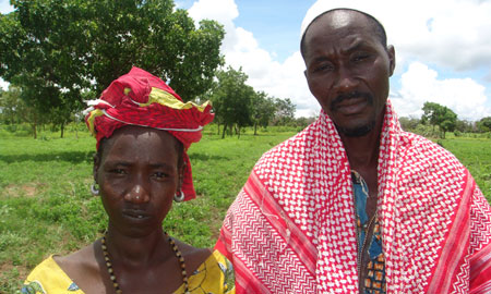 Image of Imam Dembele and his wife in Mali