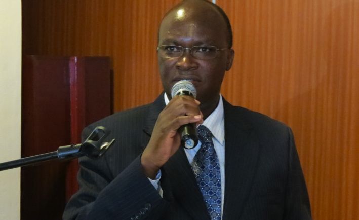 Mr. James Macharia, Cabinet Secretary for Health, opened the health induction course in Nairobi. (Credit: HPP)