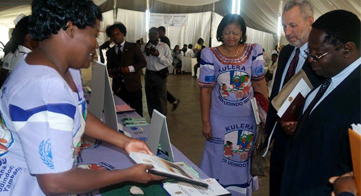 participants at the CIP launch event in malawi