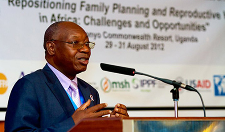 Dr. Jotham Musinguzi at an August, 2012 SEAPACOH Meeting