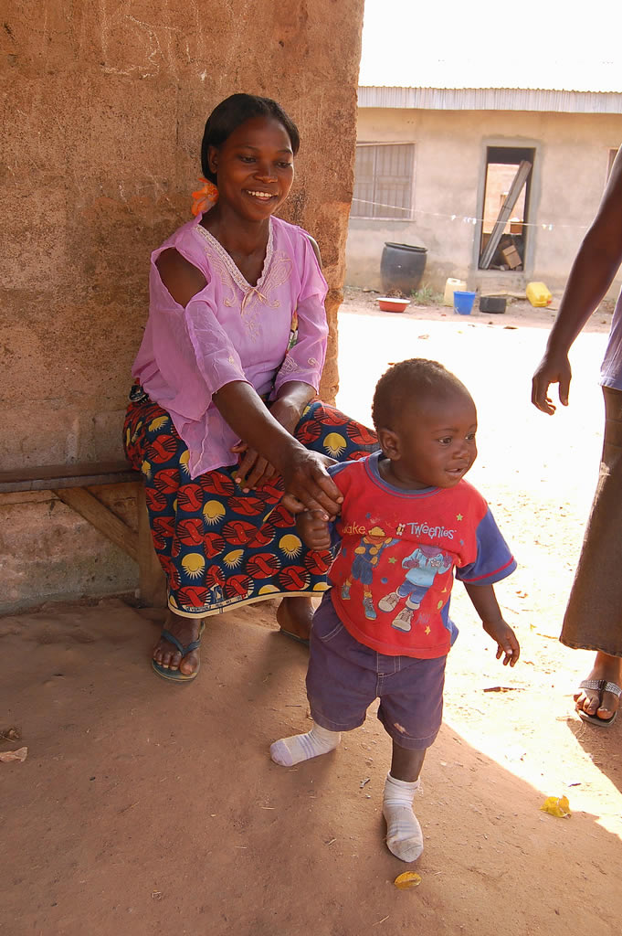 A Nigerian Mother and her child