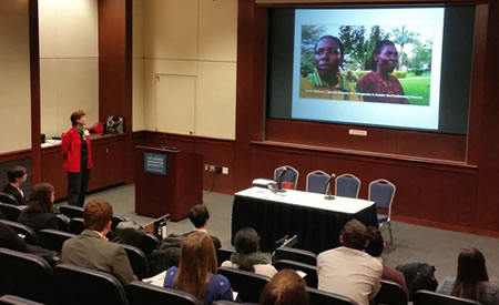 Ann Hendrix-Jenkins speaks at GWU Mini University