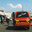 Photo of a Kenyan market and street