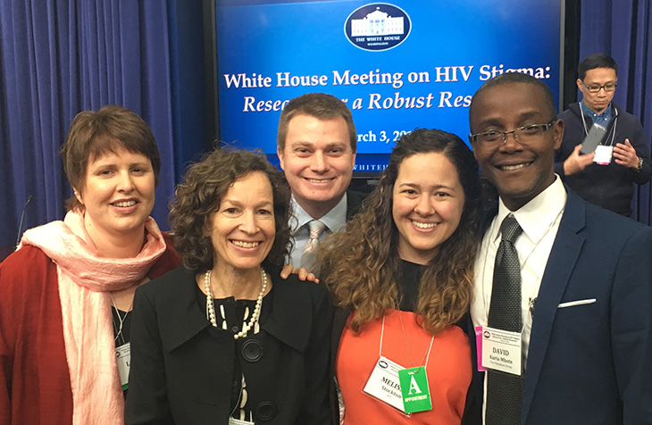 HP+ staff at the white house stigma conference