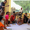 Photo of a workshop in Haiti on the country's child protection laws