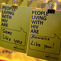 People living with HIV are...