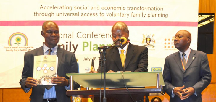 President Yoweri Museveni of Uganda made a landmark declaration of support at the country’s National Family Planning Conference on July 28.